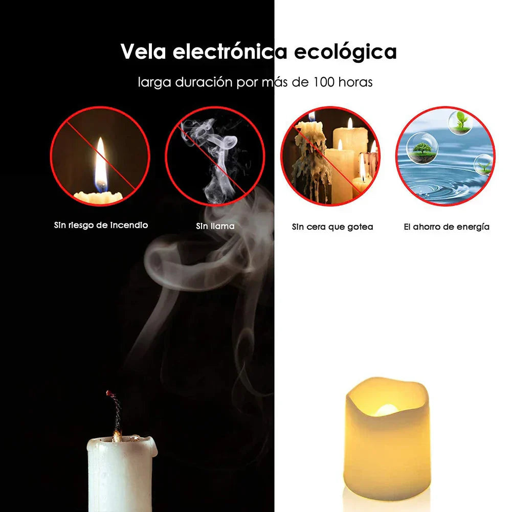 Bougies LED sans flamme pour une ambiance chaleureuse - Lumos