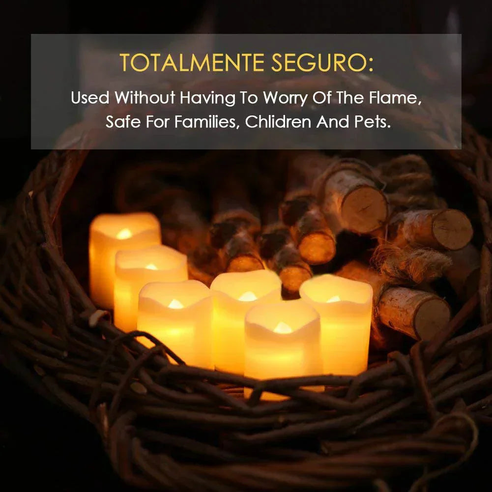Bougies LED sans flamme pour une ambiance chaleureuse - Lumos