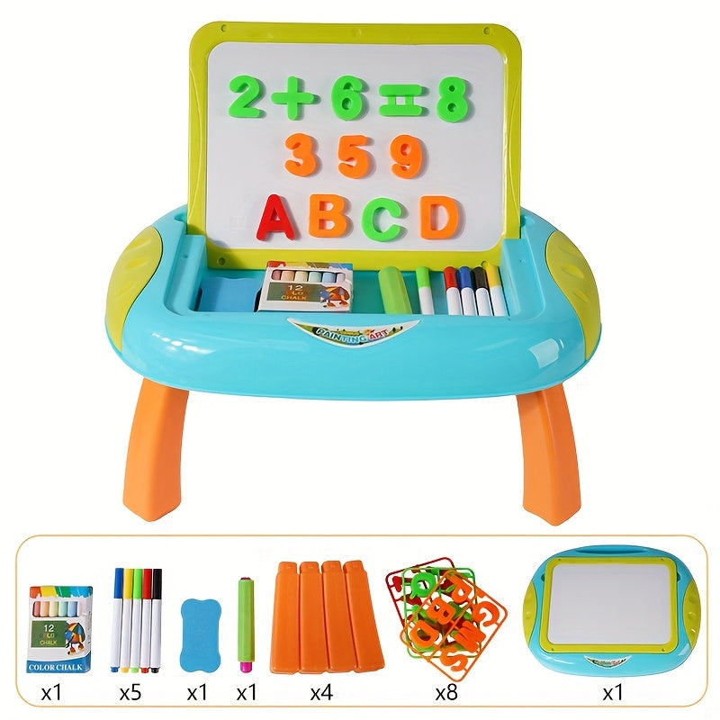 Tableau Éducatif pour Enfants – Double Face avec Chiffres et Lettres Magnétiques pour un Apprentissage Créatif