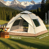 Tente de Camping Pliable Automatique – Confortable et Durable pour Aventures en Plein Air