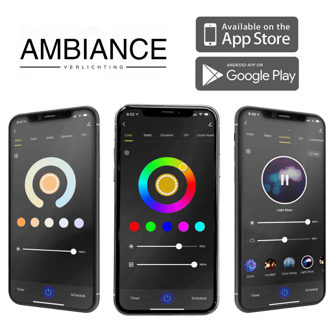 Ambiance LED Dimmable Lampadaire – Éclairage de Luxe avec 1+ Million de Couleurs