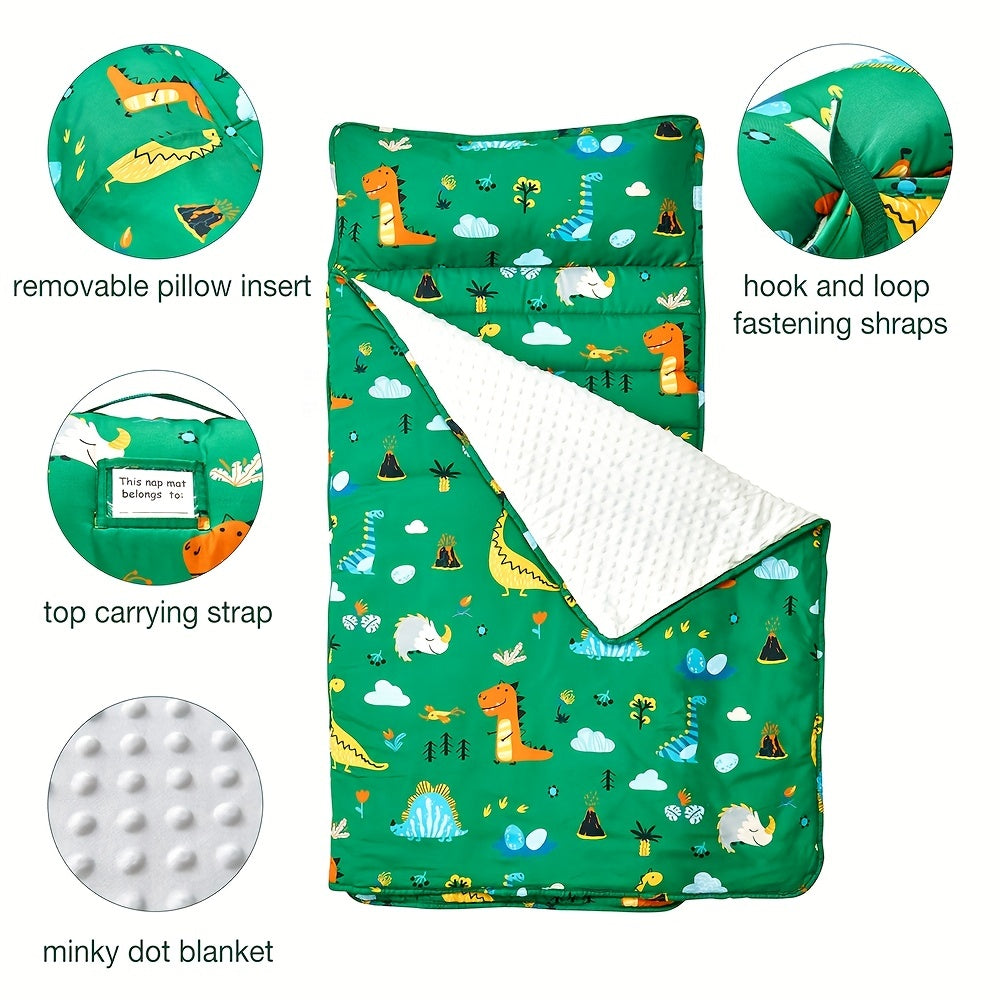Tapis de sommeil Dino pour enfants - Pour des aventures confortables et amusantes
