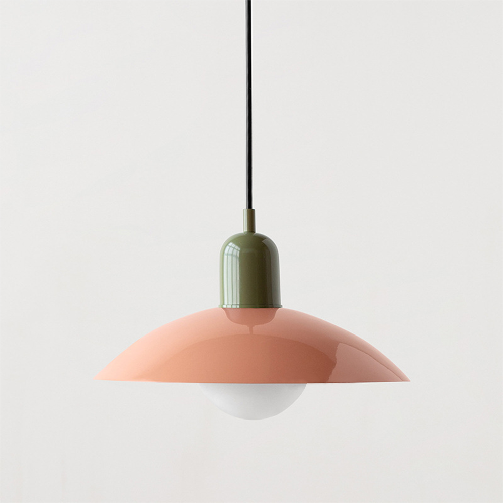Suspension LED Bauhaus - Design Coloré Macaron pour Cuisine, Salle à Manger et Intérieurs Modernes