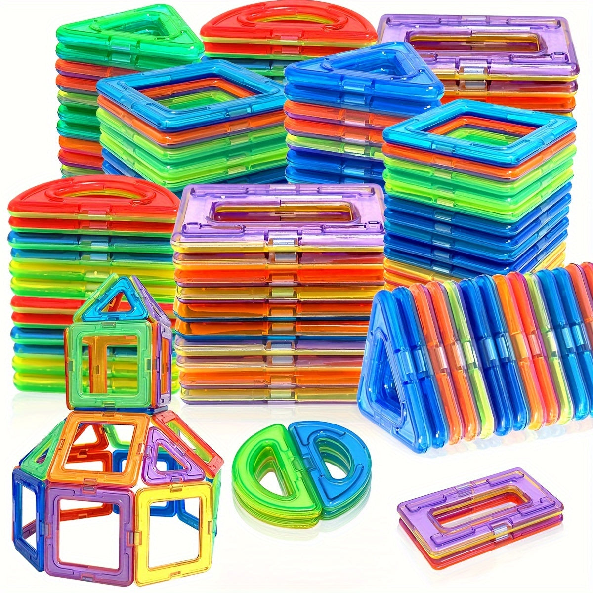 MagnaCraft Elite Blocs de Construction Magnétiques | Ensemble de construction STEM engageant pour un apprentissage créatif et un jeu imaginatif dans des couleurs vives.