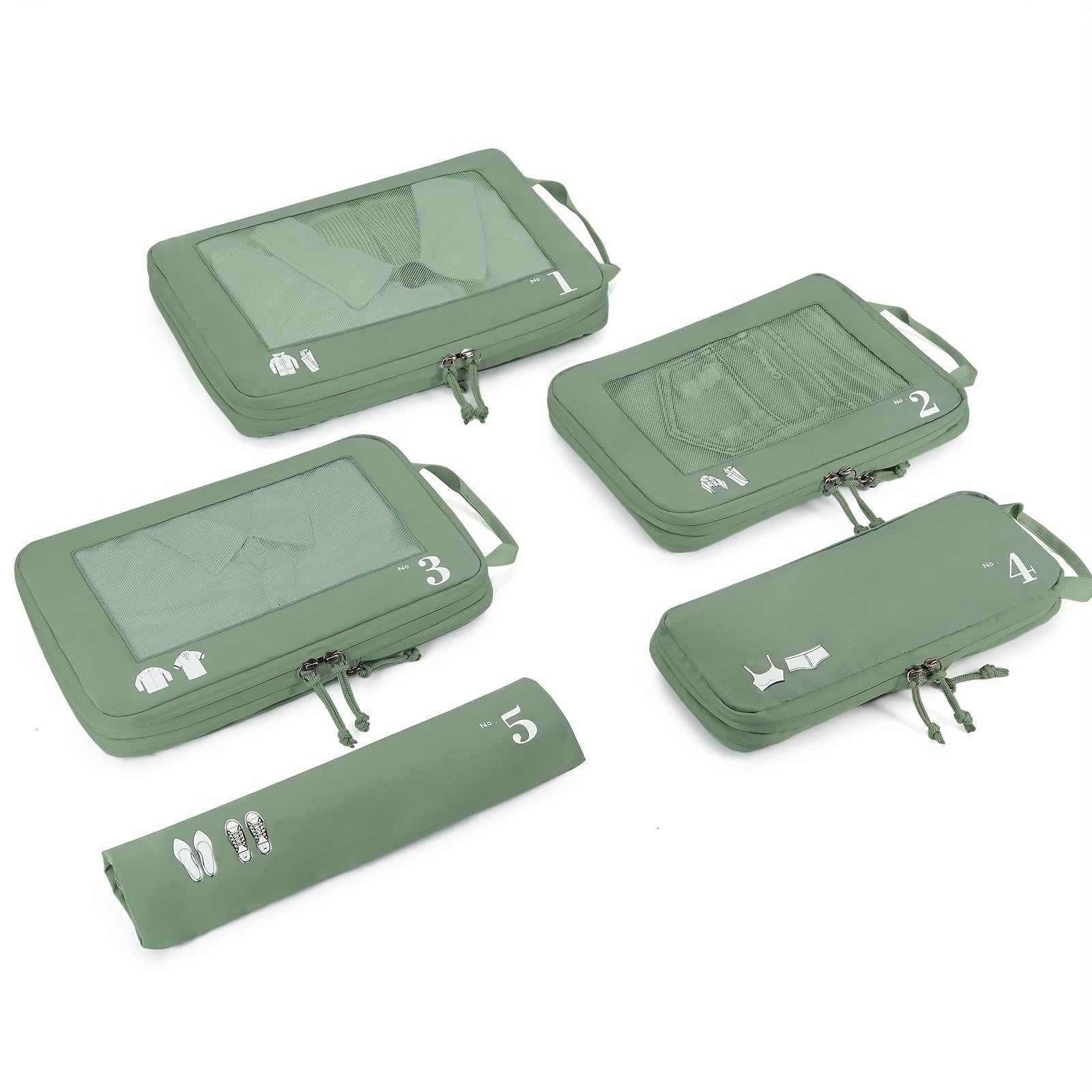 TravelSmart Ensemble d'Organisateurs de Voyage Compressibles – Solution de Bagages Efficace