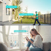 Caméra de surveillance extérieure sans fil avec WiFi – SecureView 360