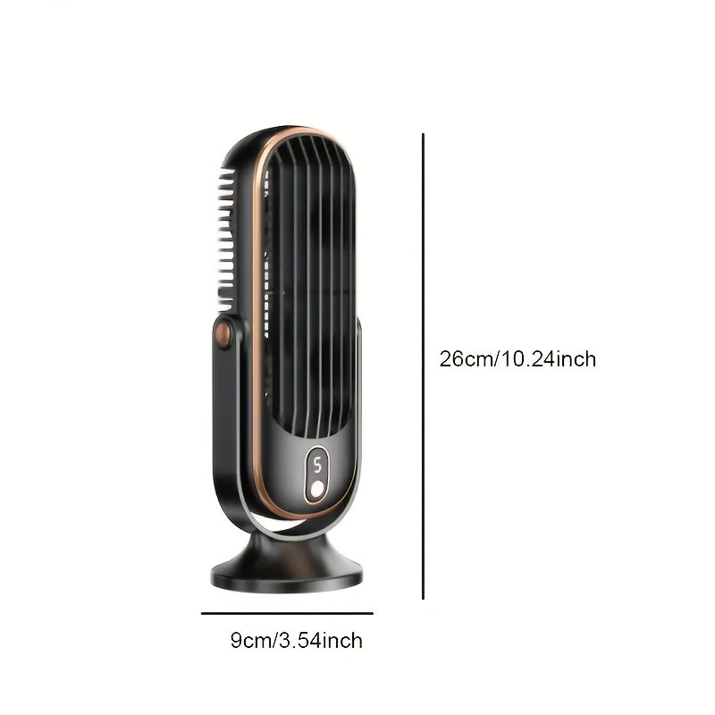 Ventilateur de Refroidissement AeroLux Elite | Double Moteur, Rotation à 720°, Rechargeable par USB & Ultra Silencieux pour un Confort Ultime Partout