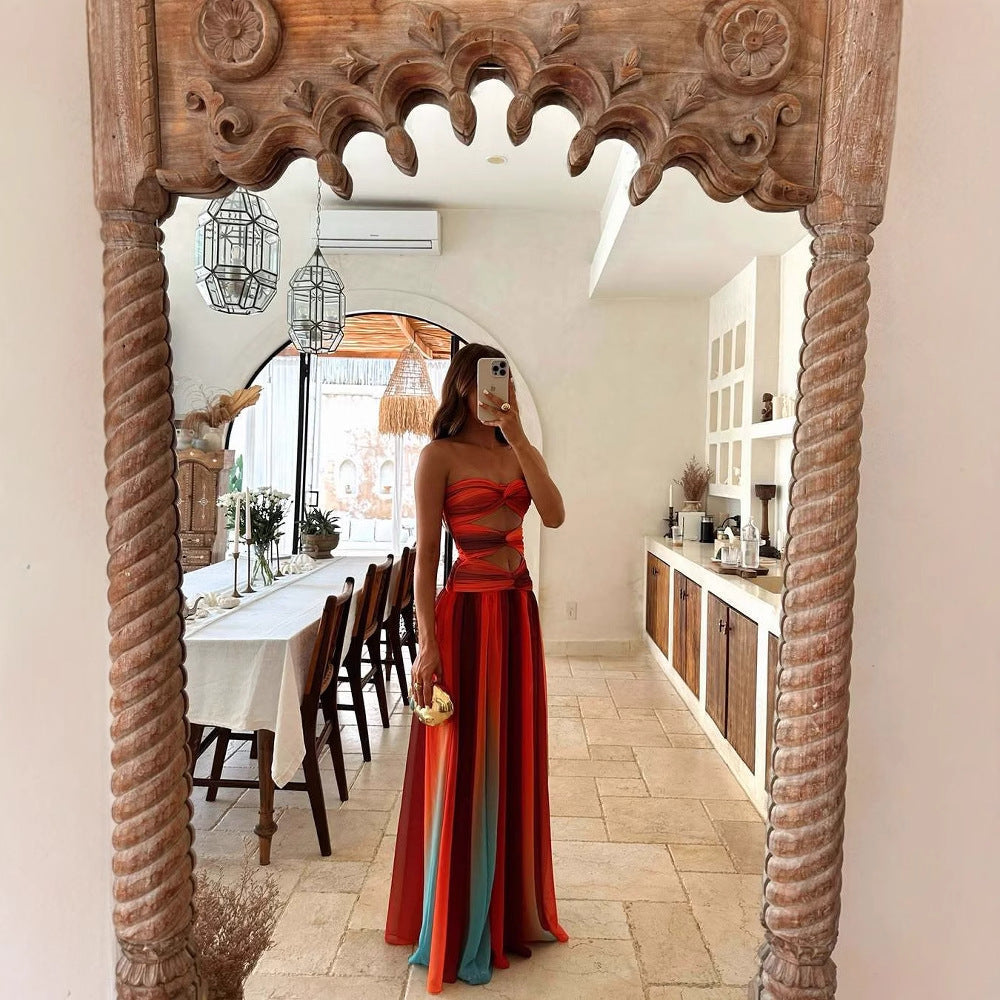 ALINA | Robe Maxi Sweetheart – Passionnée, Unique & Séduisante