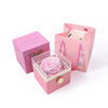 Boîte de Fleurs d'Amor – Rose Éternelle avec Gravure pour la Saint-Valentin