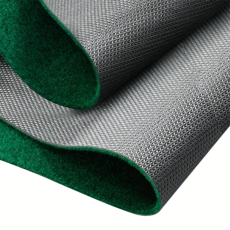 Tapis de Putting Portable 91×274 cm | Tapis de Putting Intérieur & Extérieur | Design Bicolore avec Structure en Feutre