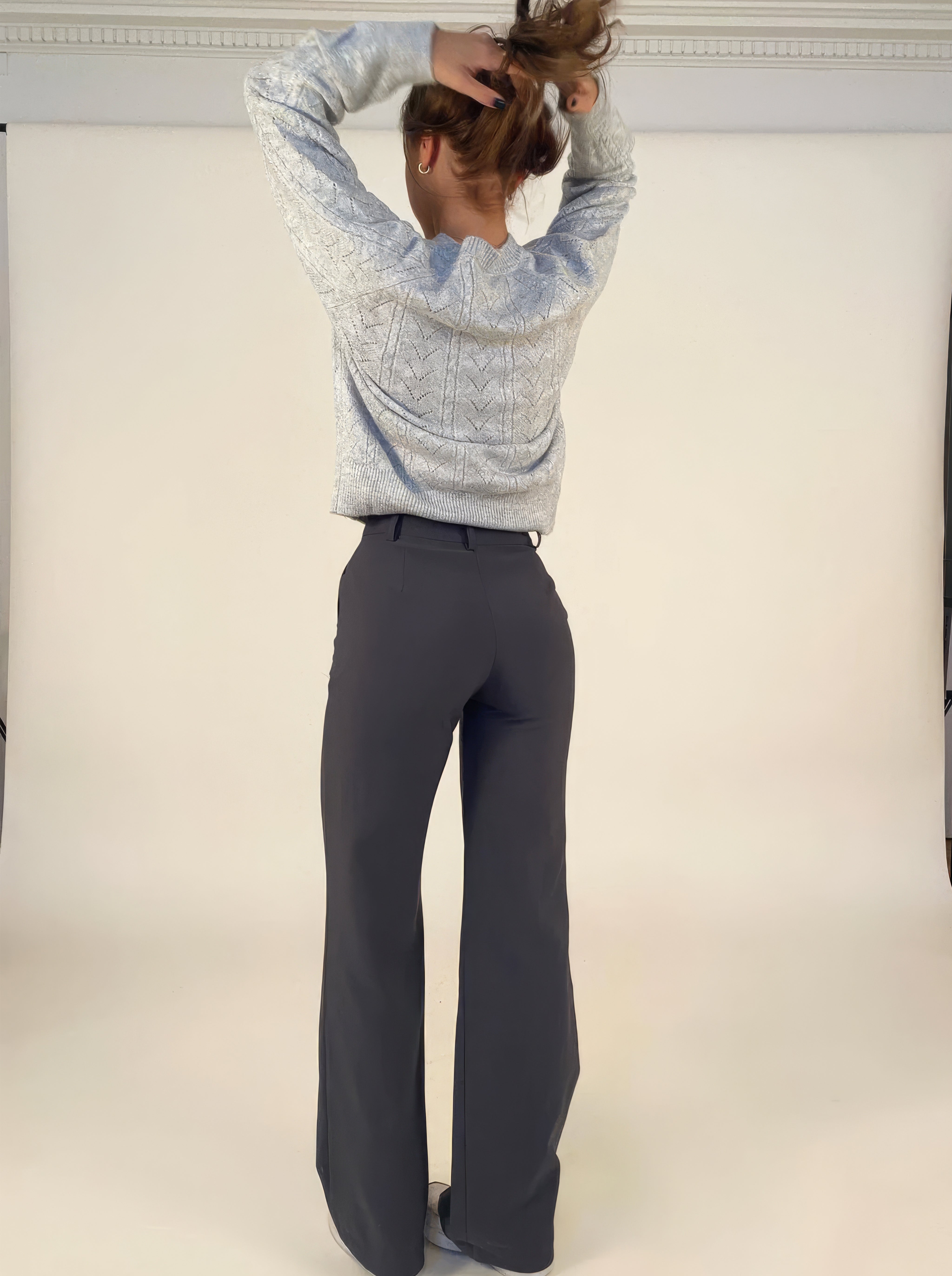 Beau | Pantalon Taille Haute à Pattes Droites