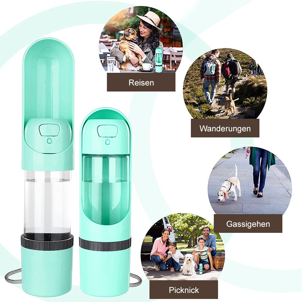 Bouteille 2-en-1 pour nourriture et eau à emporter - PawBuddy