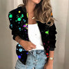 Veste zippée imprimée tendance pour femmes - Faye