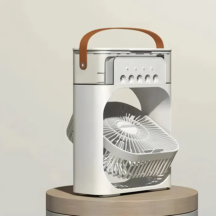 Ventilateur 3-en-1 avec lumière LED 7 couleurs - BreezeMaster Pro