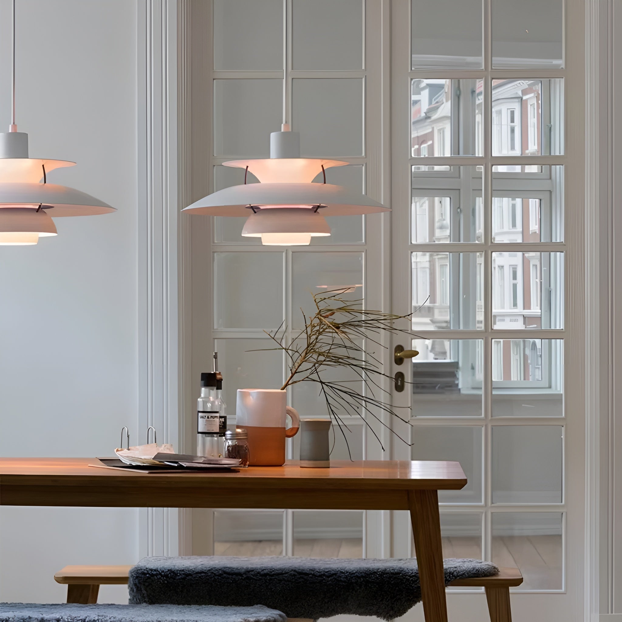 SkyGlow LED Suspension – Design Scandinave Moderne avec Fonction Dimming