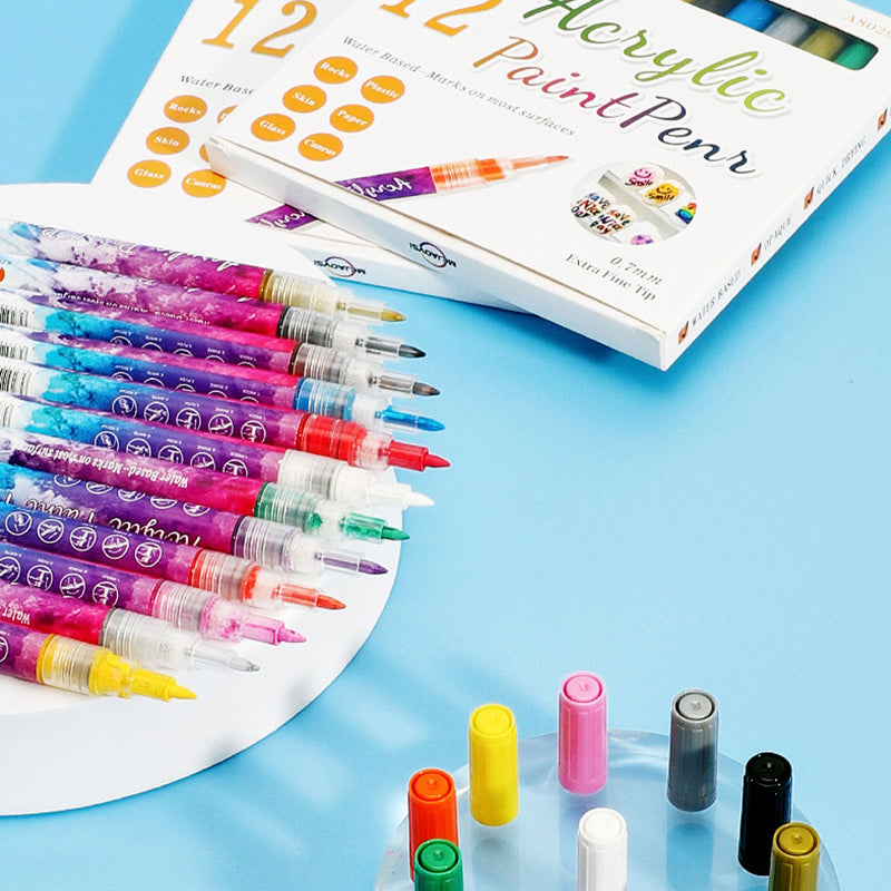Stylos de Peinture Acrylique Créatifs - Pour l'art et la créativité