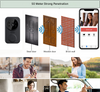 Sonnette Wi-Fi Intelligente Noire avec Caméra – Noctiq