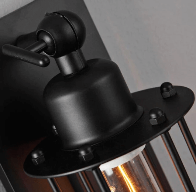 Applique industrielle rétro E27 | Lampe murale classique avec design LED moderne pour la décoration d'intérieur