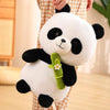 Adorable peluche Panda | Mignon panda avec bambou pour enfants
