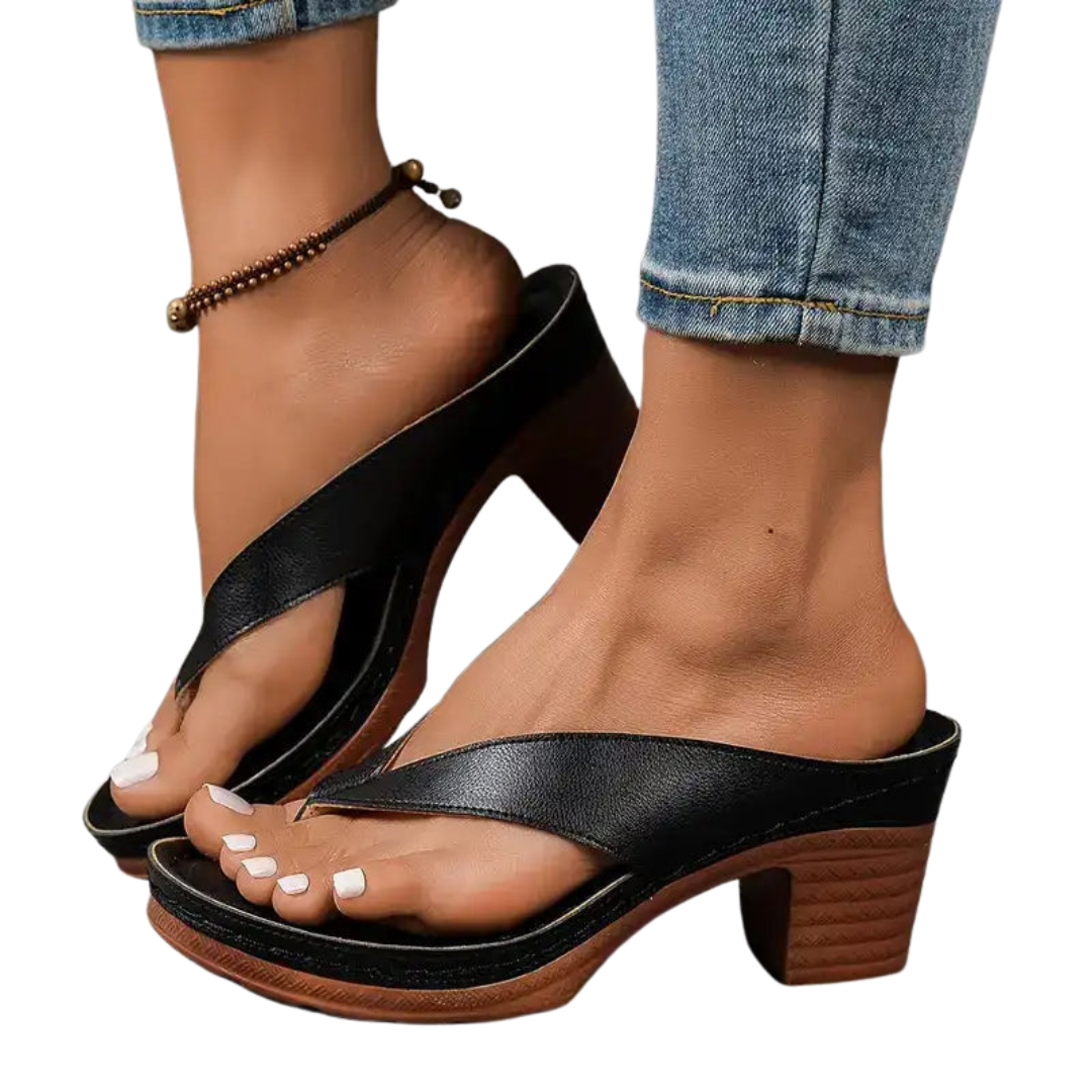 Sophia - Sandales orthopédiques confortables et élégantes à talons hauts
