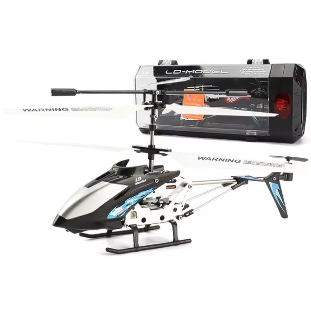 Hercu Fly Mini Hélicoptère RC | Construit pour durer et facile à piloter, ce mini hélicoptère RC offre un vol en douceur grâce à un cadre métallique durable, une stabilité gyroscopique et une commande à 3 canaux pour tous les niveaux d'expérience.