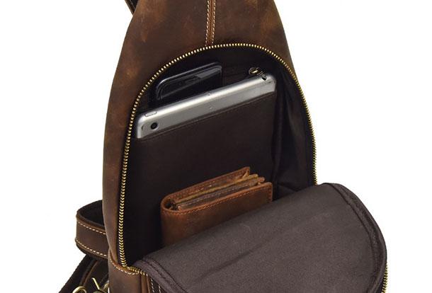 Timo | Sac à épaule d'aventure en cuir luxueux