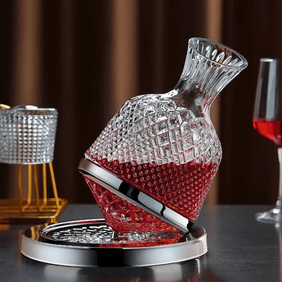 NobleVino Carafe à Vin Luxe | Carafe élégante pour une circulation optimale de l'air et une expérience gustative raffinée