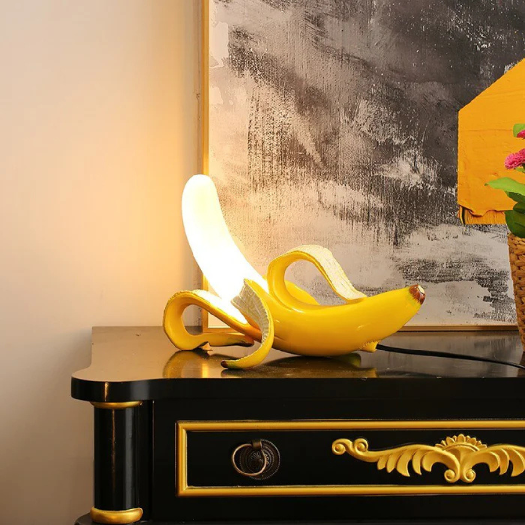 GoudenAura Luxe Banane Lampe de Table LED | Éclairage élégant pour une ambiance envoûtante