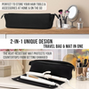Trousse de voyage 2-en-1 pour outils capillaires & Tapis résistant à la chaleur