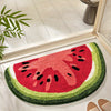 Tapis de Salle de Bain Inspiré par les Fruits – Doux et Absorbant