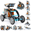 Solar Robo Builder - Jouet éducatif de construction 12-en-1 à énergie solaire