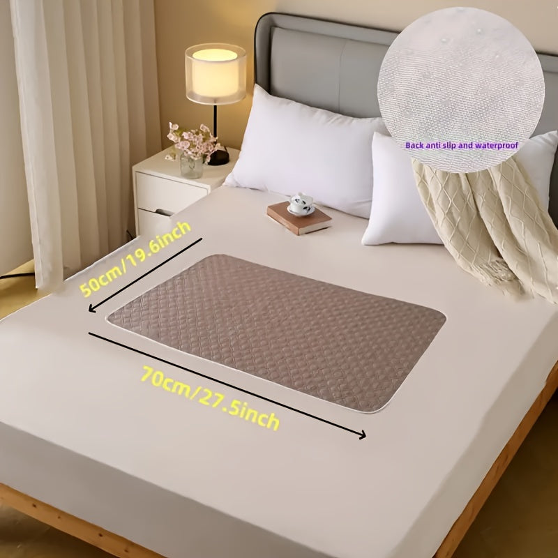 Tapis Imperméable Lavable – Parfait pour les Personnes Âgées, les Animaux de Compagnie et les Soins Menstruels