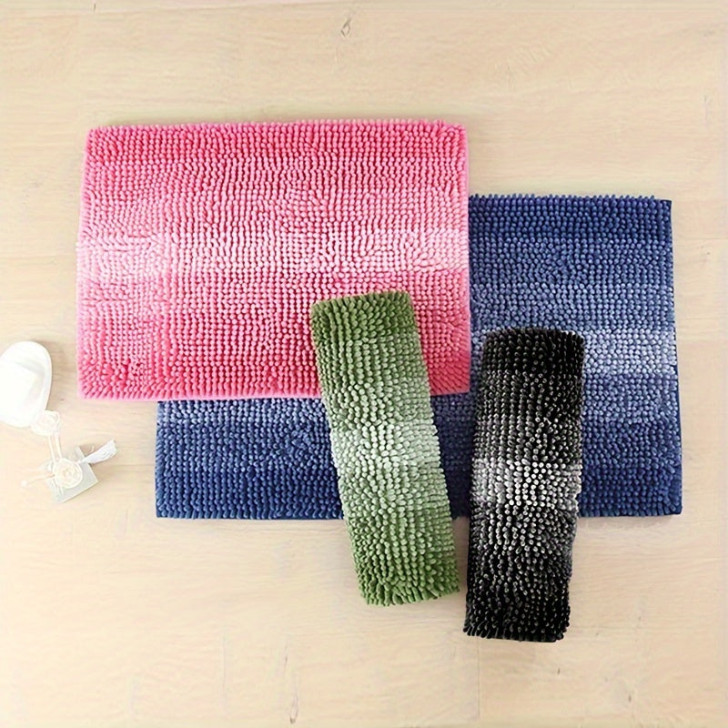 Tapis de Bain en Chenille – Luxe et Confort pour la Salle de Bain et l'Entrée