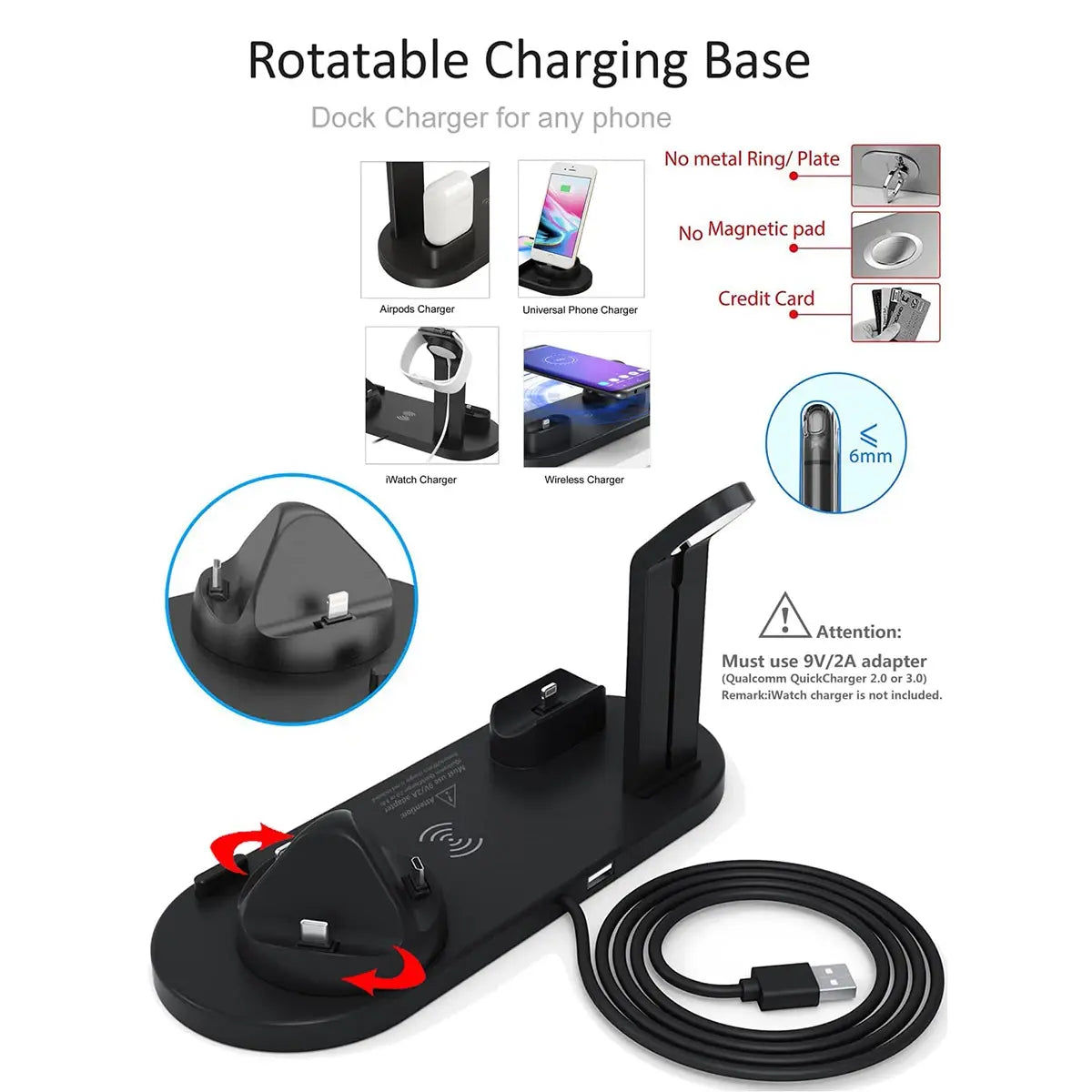 Station de Charge Sans Fil – Chargix