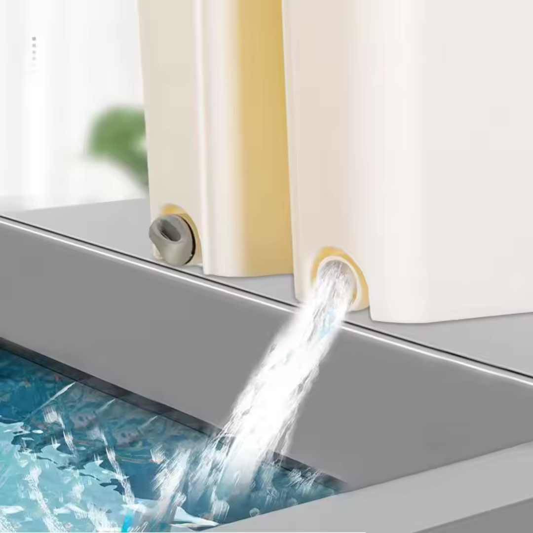 Système de Balai et Seau LuxiClean Elite | Balai en Microfibre 360° avec 4 Seaux Polyvalents pour un Nettoyage des Sols Sans Effort