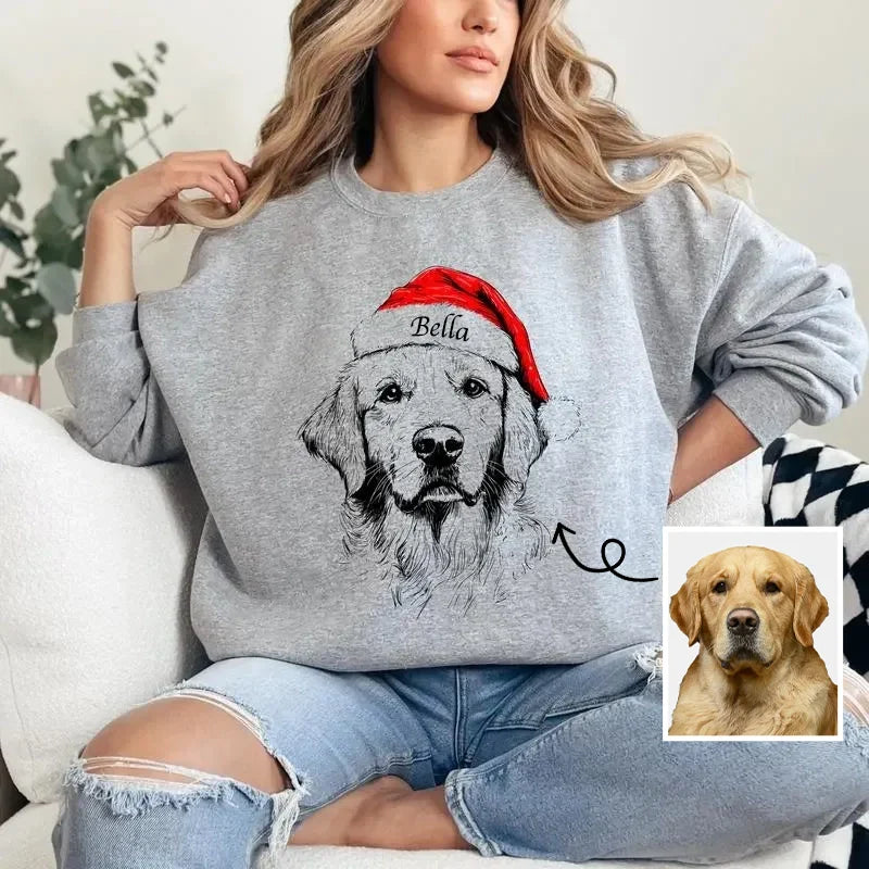 SantaPaws | Un pull de Noël personnalisé avec votre animal dessus