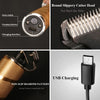 3-in-1 Professionele Haartrimmer Set - Draadloze Trimmer, T-Blade Outliner en Foil Scheerapparaat voor Mannen