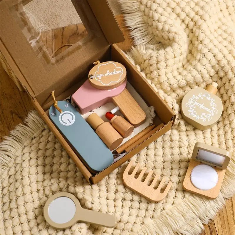 Jeu de coiffure et de maquillage en bois pour enfants – BeautySpa