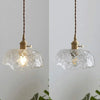 Suspension en Verre Élégante – Lampe Suspendue en Laiton et Verre Moderne