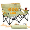 CampEase Fauteuil de Camping Loveseat – Confort Luxueux pour Deux