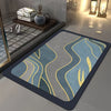 Tapis de Bain Géométrique Luxe - Pour Salles de Bains Élégantes
