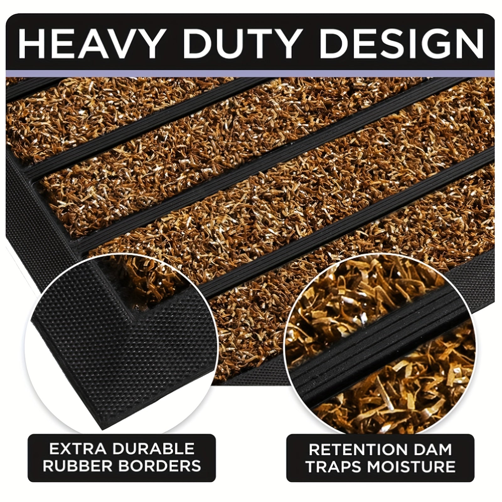 Tapis de Porte Ultra Durable – Absorbe la Poussière et Protège votre Maison