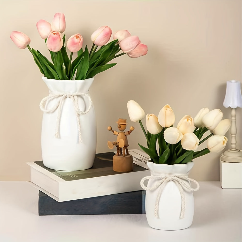 Vase Décoratif Géométrique Bohème – Idéal pour les Décorations de Printemps et de Pâques