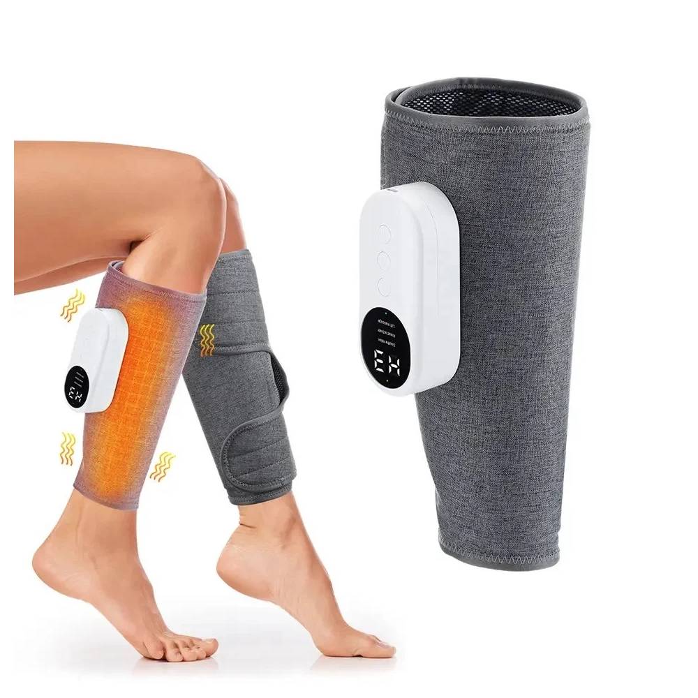 AirRelief 360° Massage des Jambes par Compression d’Air – Sans Fil & Chauffant