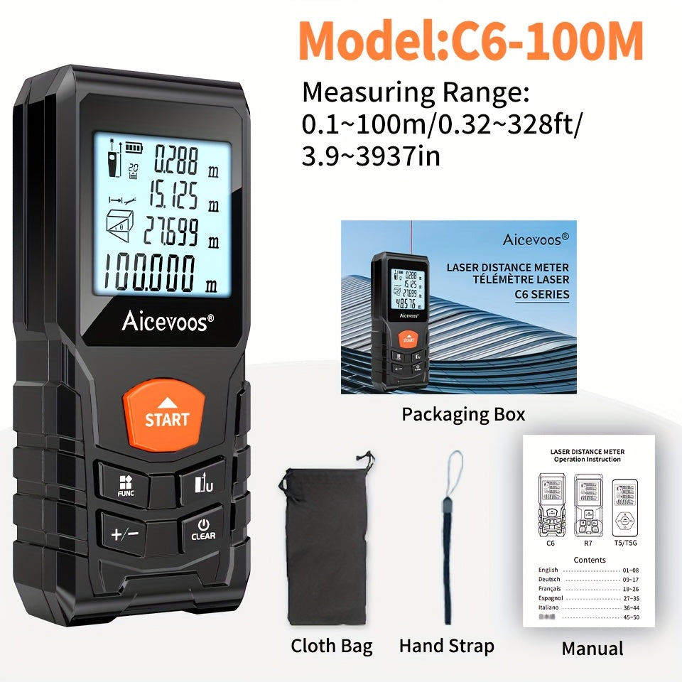 Télémètre Laser Compact – Instrument de Mesure Précis et Robuste