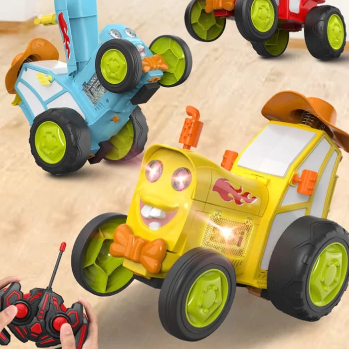 Voiture de cascade avec lumière et musique – SpinRacer