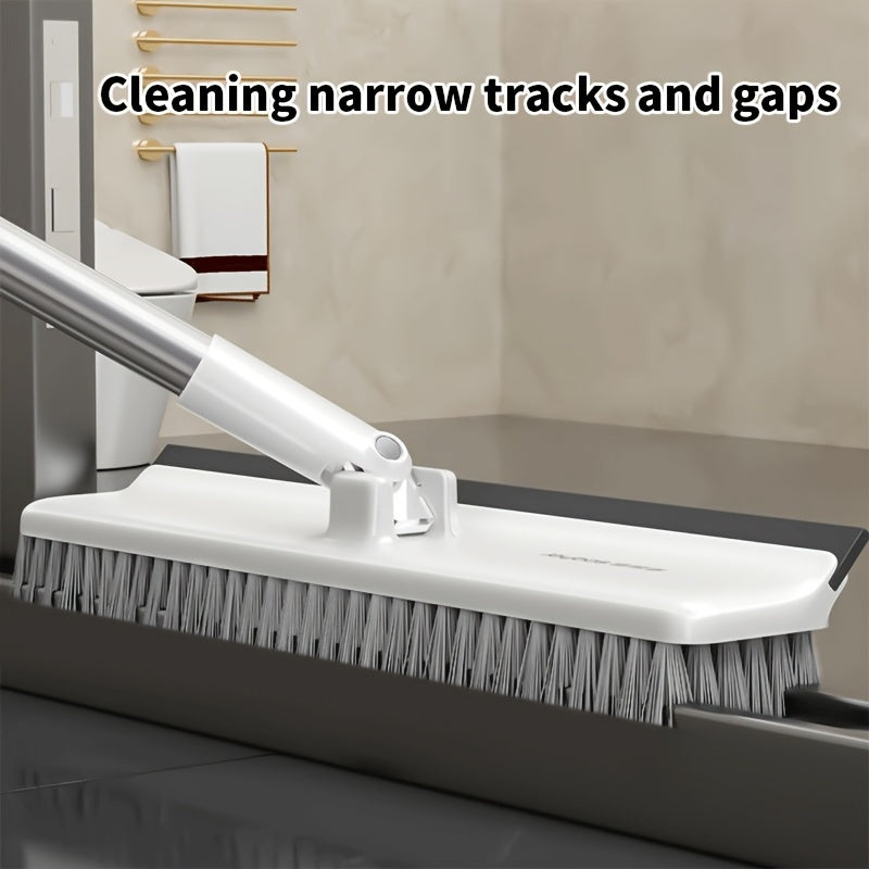 Brosse de Nettoyage Rotative avec Long Manche – Polyvalente et Puissante pour Sol, Mur et Fenêtre