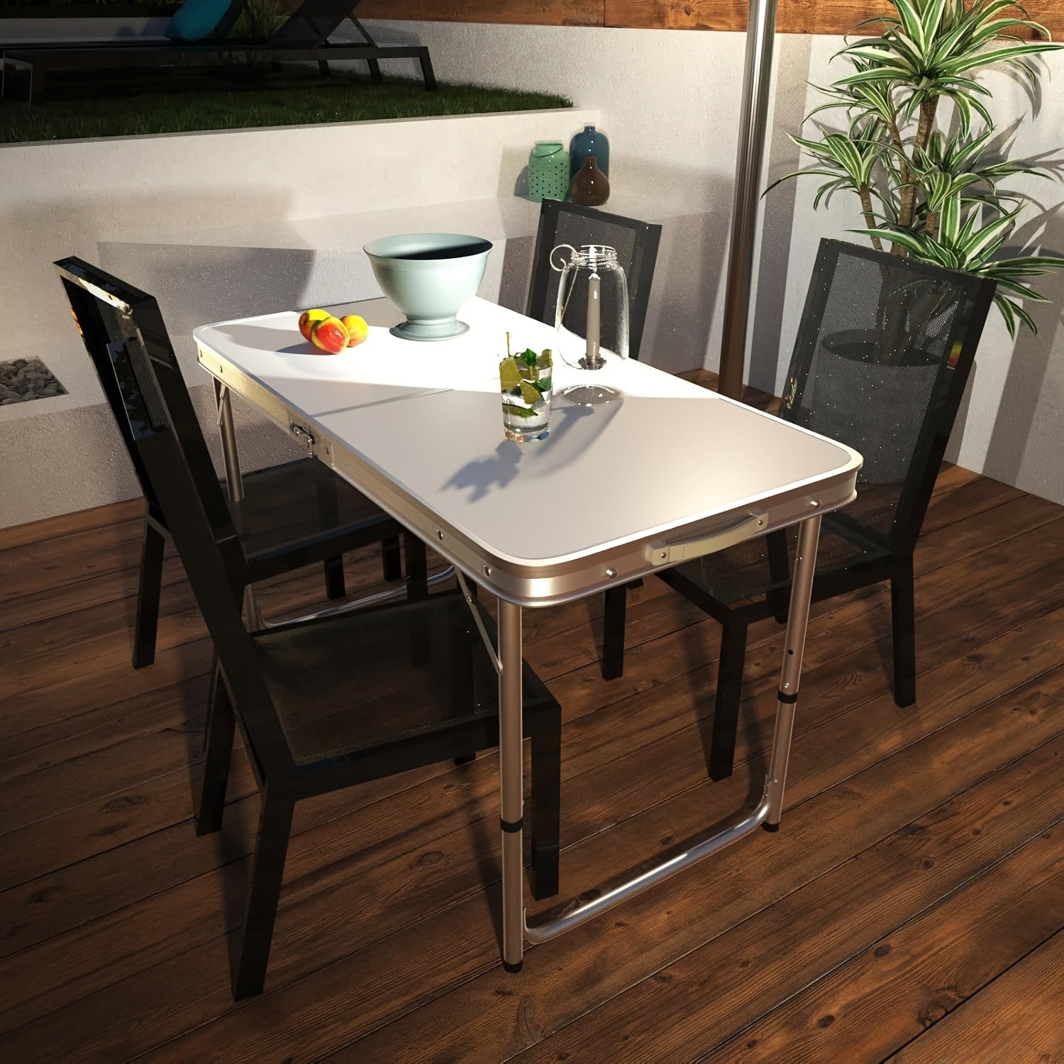 Table de Camping Pliable - Légère et Portable, Idéale pour les Fêtes et les Activités en Plein Air
