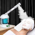 AureaGlow Pro Steamer avec bras rotatif nano ionique à 360 degrés