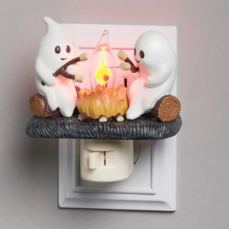GhostFlame | L'effet de scintillement réaliste de cette charmante veilleuse imite un feu de camp
